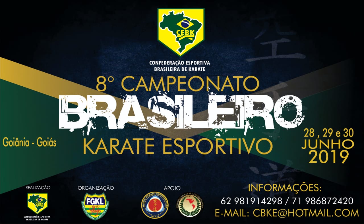 8� CAMPEONATO BRASILEIRO KARAT� ESPORTIVO